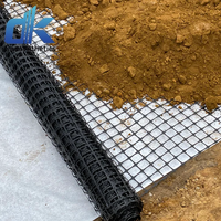 PP Geomalla personalizado 1,5 m 2m ancho del rollo 15kn 20kn 30kn plástico uniaxial biaxial polipropileno PP geomallas para Ecuador