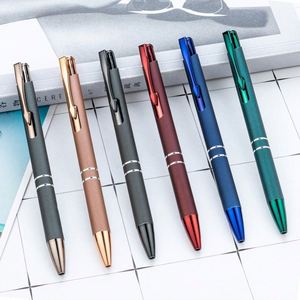 1.0Mm Retractable Aluminum Custom Logo Uv-Plated Ballpoint Promotional Gift <b>Pen</b> Hotel Giveaway - Product Image 1