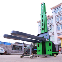 Transpalette Électrique Autoportant OEM 500kg, Hauteur de Levage 1300mm, Chariot Élévateur Portable pour Livraison en Camion, 4 Étapes de Levage