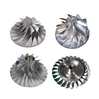 Roue de turbine en alliage de titane, moule d'investissement, fonderie de précision, accessoires de turbocompresseur de moteur à réaction, personnalisation
