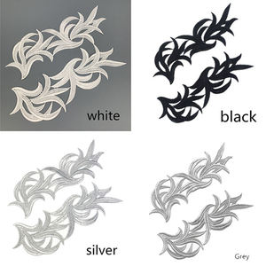 Applicazione in Pizzo <span class=keywords><strong>Guipure</strong></span> Ricamato di Alta Qualità, Effetto Specchio, Disponibile in Molti Colori per Abiti e Vestiti - Product Image 5
