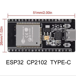 บอร์ดพัฒนา ESP32 ESP-WROOM-32 CP2102 แบบ 38 พิน ชนิด Type-C ขายดี 2.4GHz dual-core  38 พิน ชนิด Type-C ESP32 ESP-WROOM-32 CP2102 - Product Image 3