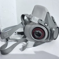 Ensemble de masques anti-poussière 6200, respirateur réutilisable, masque de sécurité pour le visage avec filtre, ensemble complet