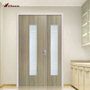 Bonne Qualité Ignifuge Bleu Clair HPL En Bois Écologique Médical D'hôpital De Porte commercial extérieur portes coupe-<span class=keywords><strong>feu</strong></span> en acier - Product Image 6