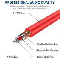 Câble XLR personnalisé de haute qualité pour table de mixage audio et microphone, utilisation professionnelle, connecteur mâle-femelle 3 broches