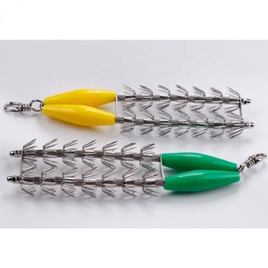 Hunthouse — leurre circulaire avec tête plombée et pivotant, appât artificiel de type poisson nageur idéal pour la pêche au bar, avec Spinner, 5 <span class=keywords><strong>bras</strong></span> - Product Image 3