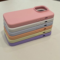 Vente en gros coque de téléphone en Silicone liquide, étui de protection souple avec Logo pour Iphone 12 Pro Max 11 13 14 Plus