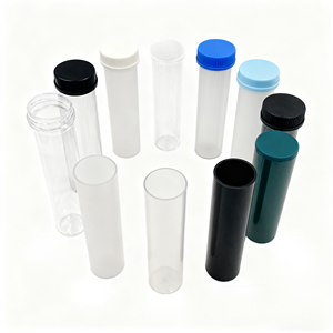 Bền trong suốt ống nhựa với nắp vặn tùy chỉnh màn hình in bao bì PVC Ống - Product Image 4