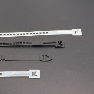Attaches de câbles trapézoïdales réutilisables en PE écologiques pour une gestion efficace des faisceaux de câbles - Product Image 6