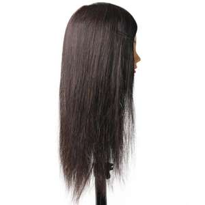 Migliore Qualità di Formazione Femminile Mannequin <span class=keywords><strong>Testa</strong></span> Con Capelli Naturali <span class=keywords><strong>In</strong></span> Vendita - Product Image 5