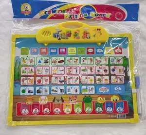 Electronic Learning Education Toys Children's Drawing Board And French Talking Toy Charts Talking Poster For Kids