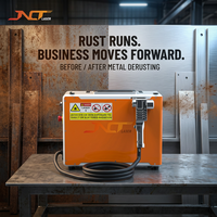 Machine de nettoyage au laser à fibre pulsée 100W 200W 300W, portable, non destructive, pour l'élimination de la rouille, de la peinture et de l'oxyde, nettoyeur laser industriel