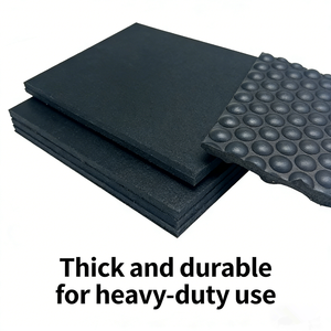 Feuille de caoutchouc industrielle directe usine pour isolation antidérapante et amortissante, épaisseur et taille personnalisables - EPDM NBR NR - Product Image 4