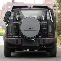 Accessoires tout-terrain les plus vendus, type urbain, housse de roue de secours arrière en ABS pour JETOUR T2