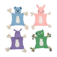 Jouet pour chien en forme d'animal couleur macaron écologique Style de dessin animé mignon jouet de couinement pour animaux de compagnie fournitures pour animaux de compagnie résistantes aux morsures et durables
