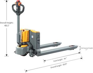 Montacargas Eléctrico de Alto Rendimiento con Motor de Corriente Alterna, Directo de Fábrica, con Capacidad de Carga de 1.5-2 Toneladas para Comercio Minorista - Product Image 2