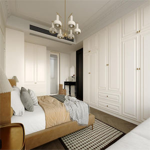 ตู้เสื้อผ้าแบบวอล์กอินสำหรับห้องเด็กผู้หญิง ตู้เสื้อผ้าบานกระจก ระบบตู้เสื้อผ้าสำหรับห้องนอน - Product Image 2