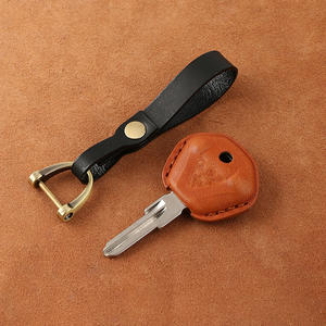 Porte-clés en cuir pour moto Triumph <span class=keywords><strong>Bonneville</strong></span> T 100 T100 T120 BobberT900 Bonnie, étui pour porte-clés en cuir - Product Image 4