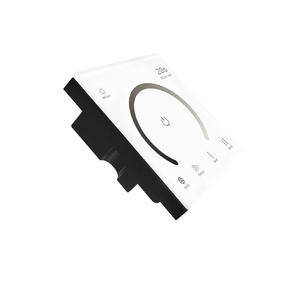 Wall-Mounted RGB/RGBW <strong>Touch</strong> <strong>Panel</strong> <strong>LED</strong> Strip Light Dimmer 12V 86x86mm 1.5A <strong>PWM</strong> 3-Channel Manual Switch <strong>Controller</strong> - Product Image 1