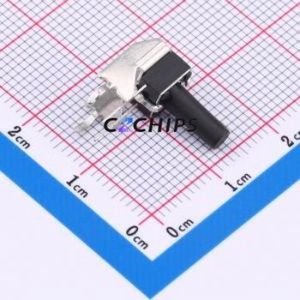 GT-TC102B-H120-L1 Tactile Switch Through hole,6.1x6.1mm Switch Single Pole Single Throw Round Button 2.5N Right Angle Insert - Product Image 1