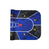 YH 70 pouces Casino Divertissement Poker Tissu Vitesse Tissu Bleu Feutre Poker Carte Tapis Pour Texas