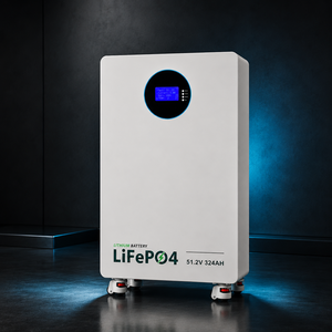 Batería Doméstica LiFePO4 de Grado A, 16 kWh, 51.2V, 314Ah, Montaje en Pared, Apilable, Todo en Uno, Almacenamiento de Energía Residencial Fuera de la Red - Product Image 1