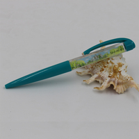 Usine en gros impression personnalisée 2d Pvc flotteur liquide stylo bas quantité minimale de commande cadeaux promotionnels fantaisie Aqua stylo à bille en plastique