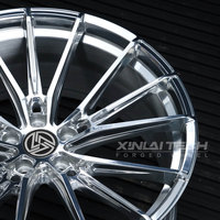 Jantes forgées monobloc personnalisées XINLAI 20-22 pouces, finition polie haute brillance, 10 branches, 5x112 5x120 pour Audi BMW Mercedes