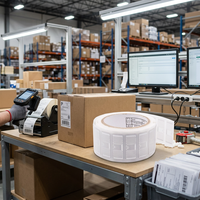 Étiquette RFID souple UHF en PET à prix d'usine, encoche RFID humide, codage personnalisé, autocollante