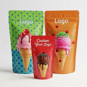 <b>Child</b> Proof 3.5g Mylar Bags Food Grade Resealable Stand up Pouch with <b>Safety</b> <b>Lock</b> Zipper for Edibles - Product Image 1