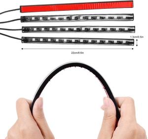 Đèn trang trí nội thất ô tô Đèn <span class=keywords><strong>LED</strong></span> chiếu sáng chân xe 48 <span class=keywords><strong>LED</strong></span> Đèn tạo không khí Đèn viền nội thất Điều khiển từ xa/Điều khiển bằng giọng nói/Điều khiển bằng ứng dụng - Product Image 5