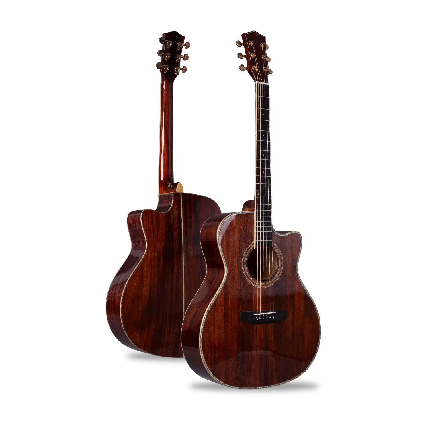 Placage complet couleur café, canon Taylor de 41 pouces