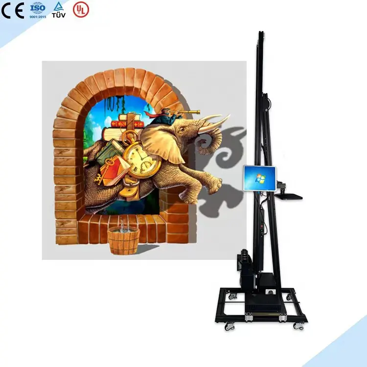 Intelligent Low running cost durable vertical wall 3d printing printer machine