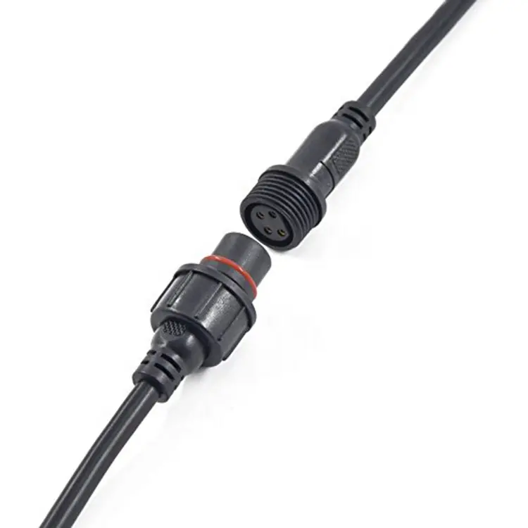 Factory 2 3 4 5 Pin weiß oder schwarz draht Male zu Female Waterproof Cable für LED Light Strips und LED flutlicht Connector Cable