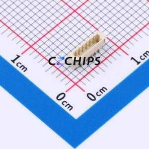 ZX-0.8-6PWT Wire-to-Board Pin Header SMD,P=0.8mm,Horizontal Mount Connector 1x6P 0.8mm Horizontal Mount 6P - Product Image 1
