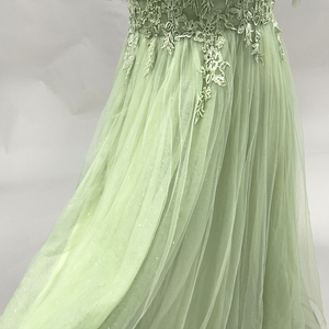 Robe de mariée en tissu dentelle pour femmes Robe de mariée <span class=keywords><strong>vert</strong></span> <span class=keywords><strong>émeraude</strong></span> Alibaba Robes de mariée pour <span class=keywords><strong>demoiselle</strong></span> <span class=keywords><strong>d</strong></span>'<span class=keywords><strong>honneur</strong></span> - Product Image 2