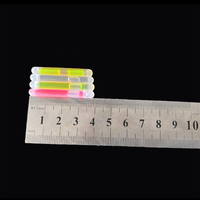 50 pack/sac 6.0*50mm 7.5*75mm grande taille nuit pêche flotteur Fluorescent lumière bâton pêche lueur bâton outils de pêche