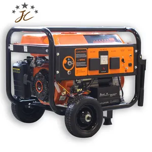 Hot sale 3kw 3000-watt gasoline generators small peak 7hp 170f wheel silent petrol portable generators made in PRC