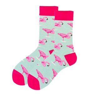 Calcetines de Algodón Unisex al por Mayor, Novedad de Invierno 2026, Coloridos con Diseño de Flamencos, para Uso Diario Informal, para Hombre <span class=keywords><strong>y</strong></span> Mujer - Product Image 3