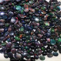 Opale noire en pierre naturelle en vrac pour bijoux Opale éthiopienne naturelle