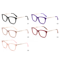 BONA – Lunettes unisexe en acétate à multiples spécifications, monture optique pour adultes avec verres de myopie