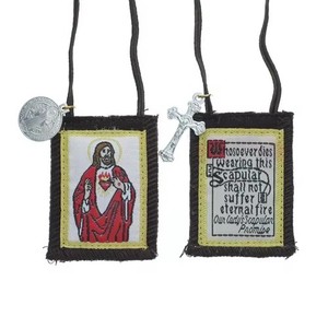 Escapulario de Lana Morada de Bendición y Protección de 1 3/4\" X 2\", Venta al por Mayor - Product Image 5