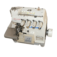 Machines à coudre d'occasion Japon Juki Mo 6700 Overlock Machines industrielles d'occasion pour vêtements et textiles Pièces de rechange ne manquant pas