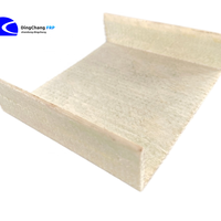 Profil de canal en fibre de verre à haute résistance/canal frp pour échelles d'escaliers/formes structurelles en fibre de verre
