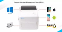 Imprimante thermique directe 203 dpi pour étiquettes de petites entreprises 420B, USB, 100x150mm, 4*6, 4*4, 2*1 pouces, machine à autocollants