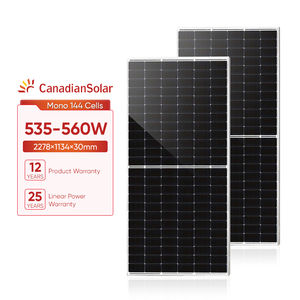Paneles Solares Canadienses de 500W 535W 540W <span class=keywords><strong>545W</strong></span> 550W 600W, Módulos Fotovoltaicos de Energía <span class=keywords><strong>Solar</strong></span> con Certificado - Product Image 1
