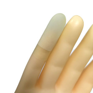 Allesd Nieuwe 100% Zuivere Natuurlijke Latex Poedervrije Snijbestendige Antislip Beige Vingerhoesjes - Product Image 4