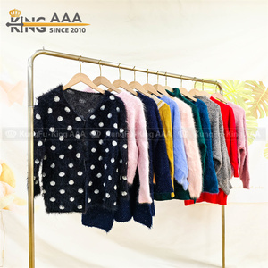 Suéteres de Lana Usados de Alta Calidad para Mujer, Marca PUYI, Grado Superior, Limpios, 90% Cardigans al por Mayor, Fardos de Ropa de Segunda Mano - Product Image 6