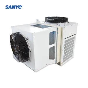 Unidad compresora de refrigeración Sanyo Monoblock, compresor de cámara fría, unidad condensadora y evaporador para caminar en el trastero