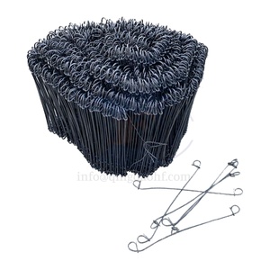 Las ataduras de alambre de doble bucle galvanizadas HF poseen una gran flexibilidad para envolver de forma ajustada barras de refuerzo de acero de varios tamaños. - Product Image 6